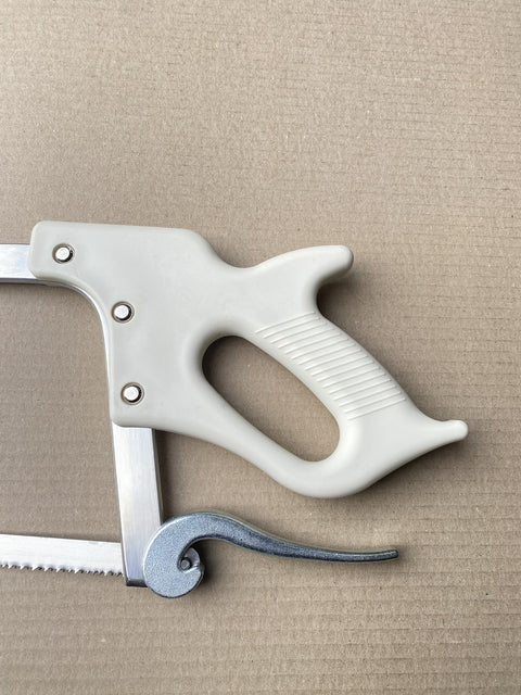 Butchers Meat Handsaw 17.5" 63cm Stainless Steel Meat Saw Kamlok Extra 2 Blades