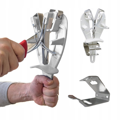 BOBET SHARP'EASY Butchers Knife Sharpener Extra Pair of Tensioned Bars - White