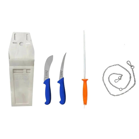 Butcher Knife Set Tool Kit Combo - SK2 White SK2S-COMBO-1