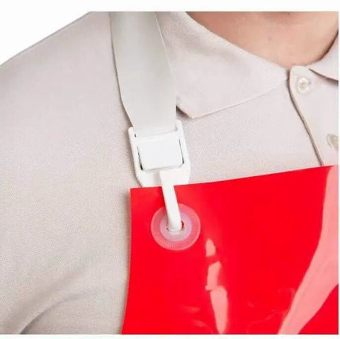 Butchers Apron TPU Waterproof Apron Heavy Duty Vinyl Aprons Full Length Blue AllYourBlades