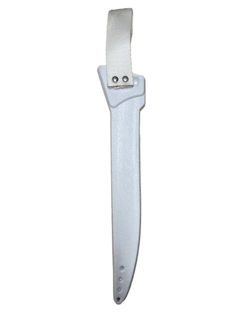 Butchers Single Knife Pouch/ Knife Scabbard 22cm 9'' Boning/Filleting - White