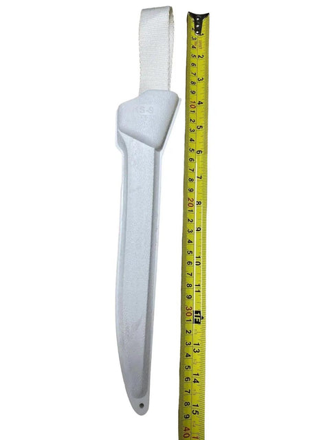 Butchers Single Knife Pouch/ Knife Scabbard 22cm 9'' Boning/Filleting - White