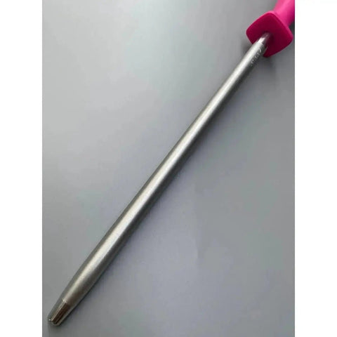 10" Diamond Cut Sharpening Steel Pink Handle AllYourBlades