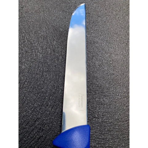 Diekensen 10" Straight Slicing Knife Wide Blade Blue Handle AllYourBlades