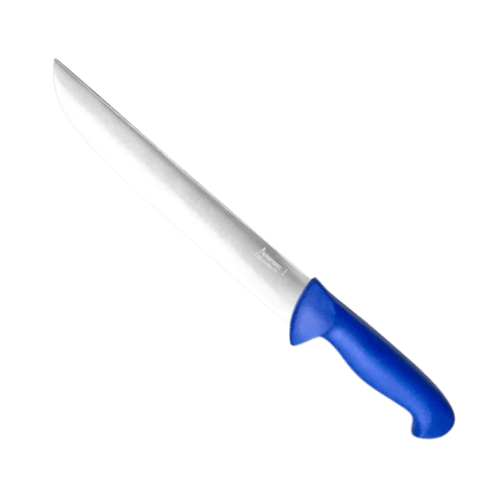 Diekensen 10 Inch Straight Slice Knife Wide Blade Blue Handle B10009