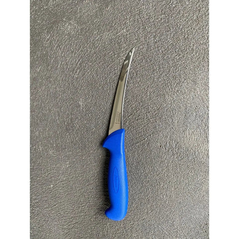Diekensen 6' Curved Stiff Boning Knife Blue Handle AllYourBlades