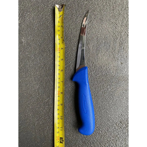 Diekensen 6' Curved Stiff Boning Knife Blue Handle AllYourBlades