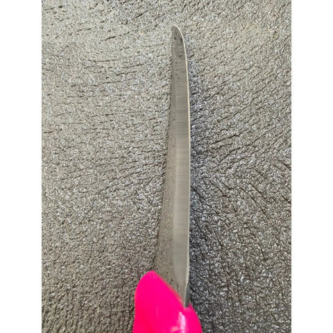 Diekensen 6' Curved Stiff Boning Knife Pink Ridged Grip Handle AllYourBlades