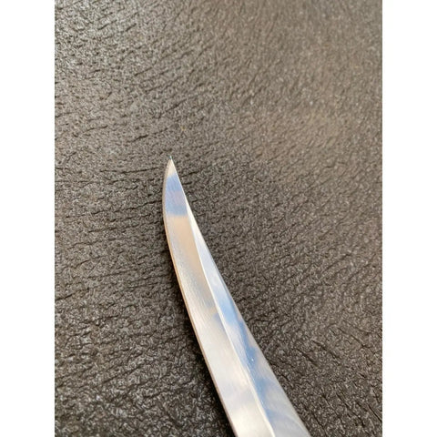 Diekensen 6' Curved Stiff Boning Knife Pink Ridged Grip Handle AllYourBlades
