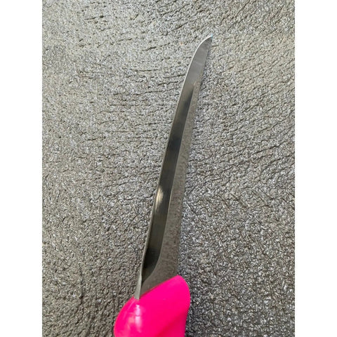 Diekensen 6' Curved Stiff Boning Knife Pink Ridged Grip Handle AllYourBlades