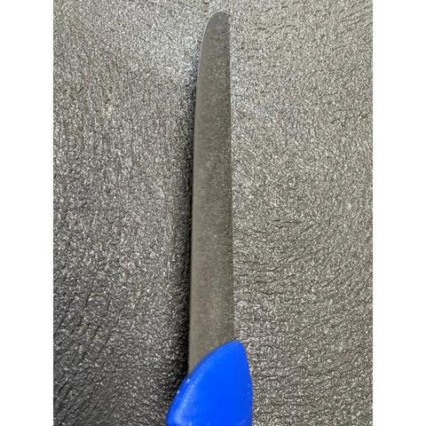 Diekensen 8" Straight Slicing Knife Wide Blade Blue Handle AllYourBlades