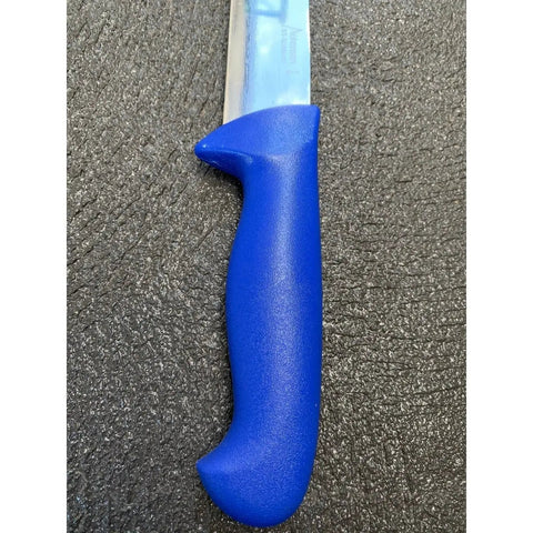 Diekensen 8" Straight Slicing Knife Wide Blade Blue Handle AllYourBlades
