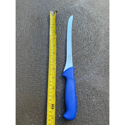 Diekensen 8" Narrow Fish Filleting Knife Flexible Blue Handle AllYourBlades