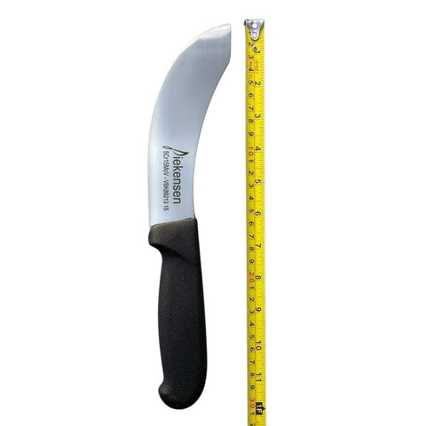 Diekensen Butchers 6'' 15cm Curved Skinning Knife Black Handle AllYourBlades
