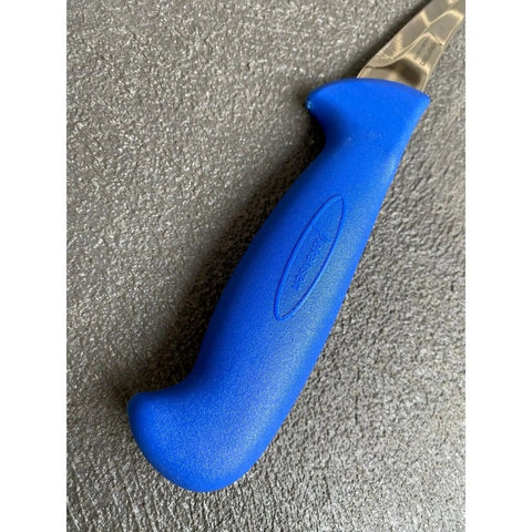 Diekensen Butchers Curved Stiff Boning Knife 5'' 13cm Blade - Blue AllYourBlades