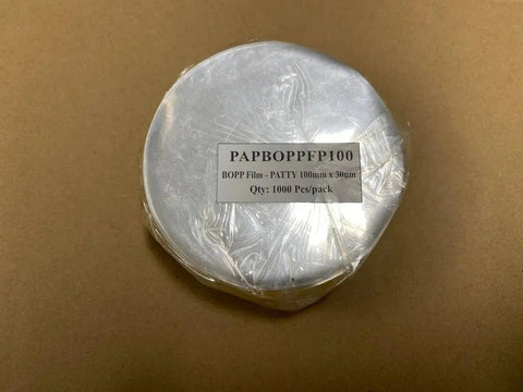 Hamburger Patty Machine BOPP Film - Patty - 100mm/120mm, 30um Thickness AllYourBlades