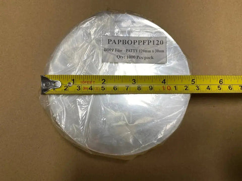 Hamburger Patty Machine BOPP Film - Patty - 100mm/120mm, 30um Thickness AllYourBlades