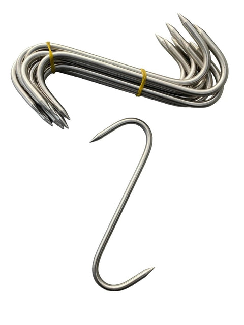 Meat S Hooks Stainless Steel Silver 4 6 8 inches SSH AllYourBlades