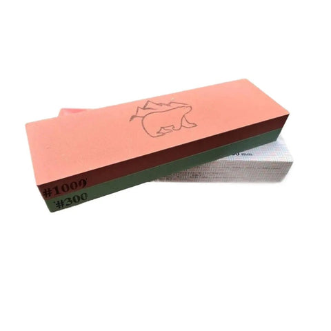 NANIWA Polar BearJapanese Knife Sharpening Stone Combination #300/#1000 NAK-K3-10