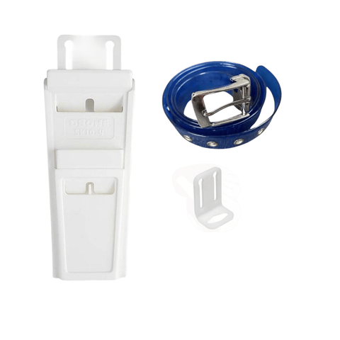 a pair of scissors and a plastic holder