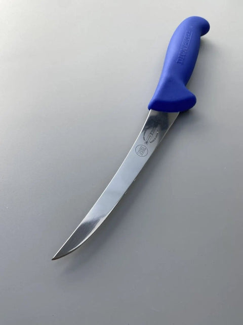 SET OF 3 F.DICK ERGOGRIP 15CM 6" BUTCHERS CURVED STIFF BONING KNIFE BLUE F DICK AllYourBlades