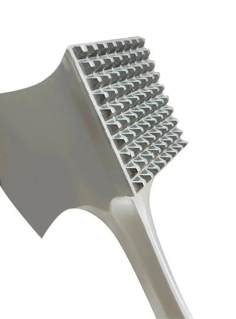 Stainless Steel Axe and Meat Tenderiser Silver Blue Handle AllYourBlades