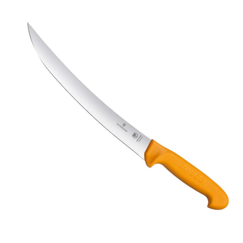 Swibo Victorinox 26cm Scimitar Steak Breaking Slicing Knife Butchers 5.8435.22