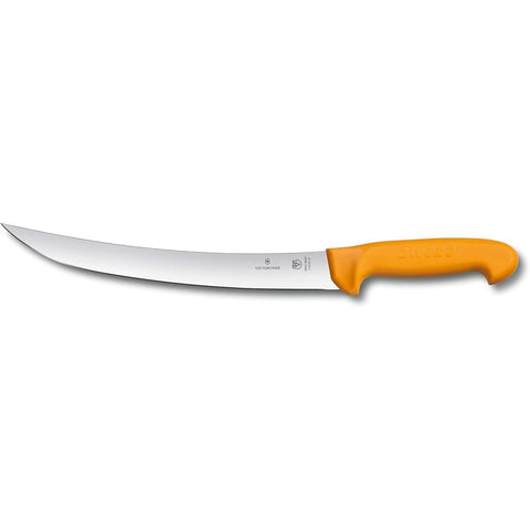 Swibo Victorinox 26cm Scimitar Steak Breaking Slicing Knife Butchers 5.8435.26
