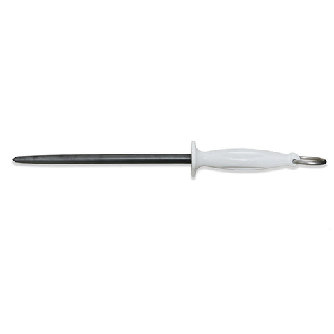 Butchers Cambrian 10" Grade No.8 Polish Cut Black Nitride Sharpening Steel 25cm