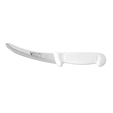 Victory Knives Butchers 5"Curved Boning Knife Rounded Tip Hollow Ground 13cm