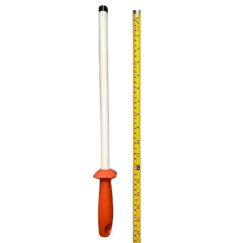 12 Inch Ceramic Honing Rod- Orange Handle CSS-01