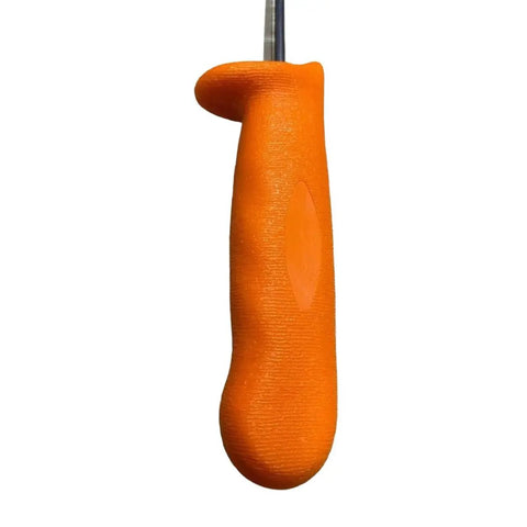 6 Inch Stainless Steel Inspection Hook Straight Orange Handle SH-06