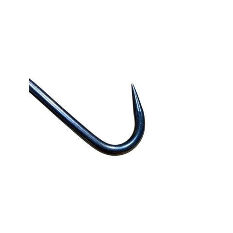 6 Inch Stainless Steel Inspection Hook Straight Orange Handle SH-06