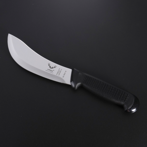Vorn Antlorex 4PCS Farm Butcher Knife Set with 12" Sharpening Steel & Canvas Wrap