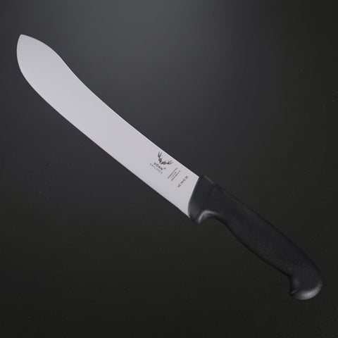 Vorn Antlorex 4PCS Farm Butcher Knife Set with 12" Sharpening Steel & Canvas Wrap