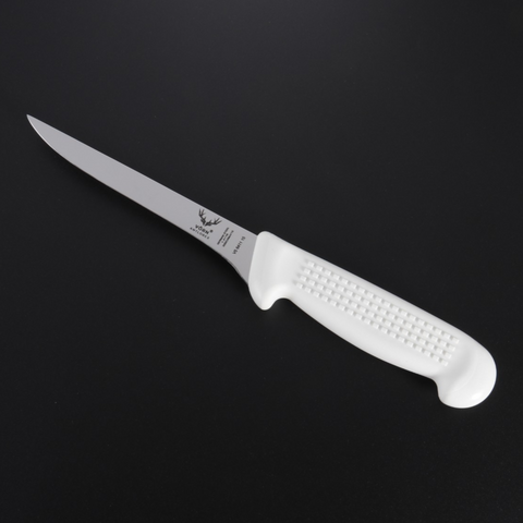 Vorn Antlorex 4PCS Butcher Knife Set – 5" & 6" Curved Hollow Ground Boning, 6" Straight Filleting & 6" Skinning Knives