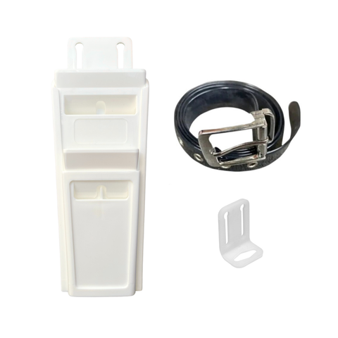 NEW BUTCHER KNIFE POUCH D-BONE QUAD 10" & BELT 140 CM FLEXIBLE CUT-TO-FIT BLACK