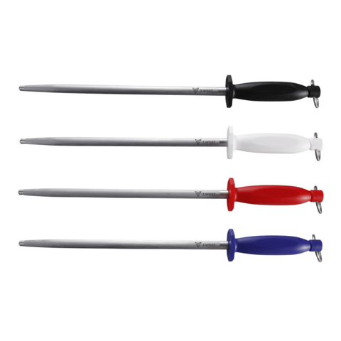 J.West 12"/30cm Professional Butcher’s Sharpening Steel - Regular Cut Round JP11