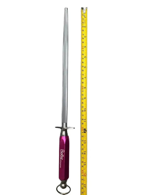 Boost 12 Inch Diamond Sharpening Steel - Colour Aluminium Handled BKS-12