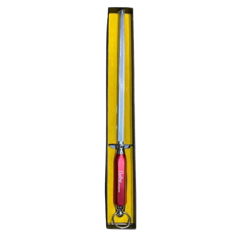 Boost 12 Inch Diamond Sharpening Steel - Colour Aluminium Handled BKS-12