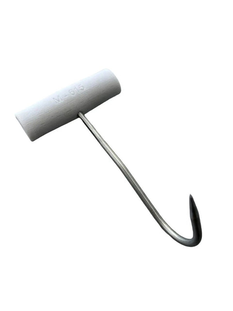 Butchers Boning Hook Cylindrical Round Meat Hook Boning Hook - White