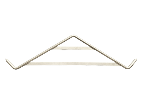 a pair of skis sitting on top of a black surface
