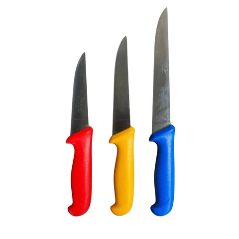 Diekensen 3-Piece Straight Boning Knife Set - Mixed Colors 1 AllYourBlades