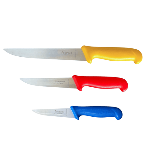 Diekensen 3-Piece Straight Boning Knife Set - Mixed Colors 2 C3CK