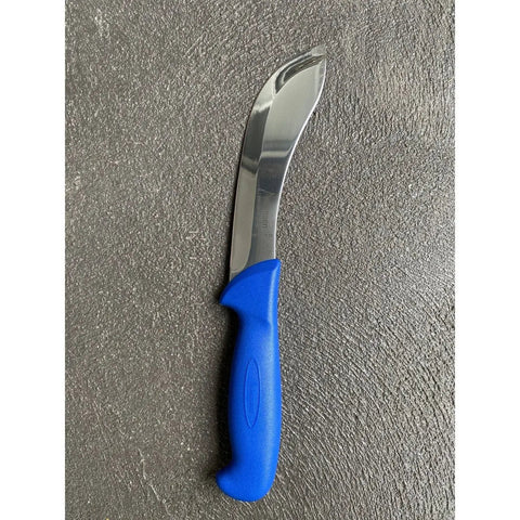 Diekensen 6' Curved Stiff Skinning Knife Blue Handle AllYourBlades