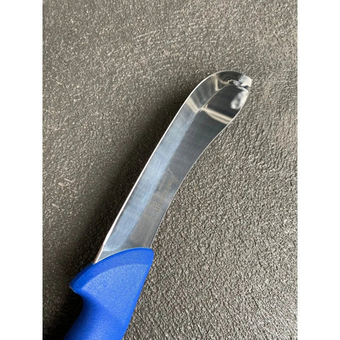 Diekensen 6' Curved Stiff Skinning Knife Blue Handle AllYourBlades