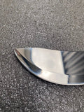 Diekensen 6' Curved Stiff Skinning Knife Blue Ridged Grip Handle AllYourBlades