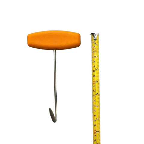 Diekensen 6 Inch Stainless Steel Boning Hook Orange Handle BH-01