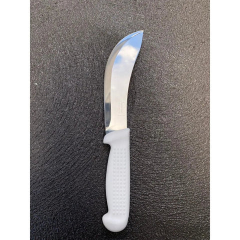 Diekensen Butchers 15cm 6'' Curved Skinning Boning Knife Set White Ridged Grip H AllYourBlades