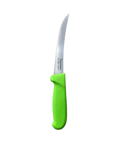 Diekensen Butchers 6'' 15cm Boning Knife Slicing Knife Narrow Blade Green